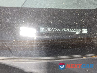 Zdjęcie 10 z 10 samochodu: 2024 TOYOTA PRIUS LE VIN:JTDACAAU6R3022289 - miniatura