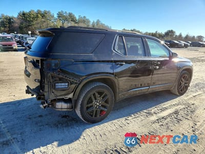 Trzecie zdjęcie samochodu z tyłu: 2018 CHEVROLET TRAVERSE PREMIER VIN:1GNEVJKW0JJ168335 - miniatura