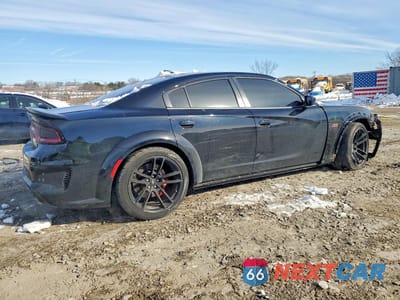 Trzecie zdjęcie samochodu z tyłu: 2021 DODGE CHARGER SCAT PACK VIN:2C3CDXGJ9MH637452 - miniatura