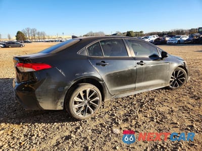 Trzecie zdjęcie samochodu z tyłu: 2020 TOYOTA COROLLA SE VIN:JTDS4RCE3LJ022761 - miniatura