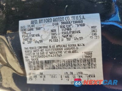 Zdjęcie 12 z 12 samochodu: 2002 FORD RANGER SUPER CAB VIN:1FTZR45E42TA39765 - miniatura
