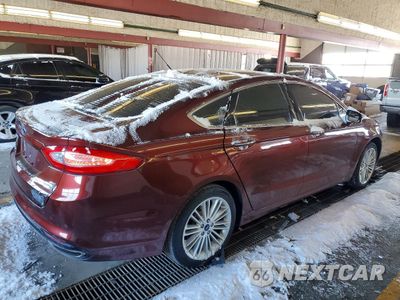 Trzecie zdjęcie samochodu z tyłu: 2016 FORD FUSION SE VIN:3FA6P0T90GR313985 - miniatura