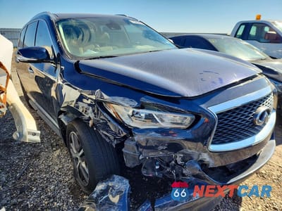 Czwarte zdjęcie samochodu z boku: 2019 INFINITI QX60 LUXE VIN:5N1DL0MN8KC548212 - miniatura
