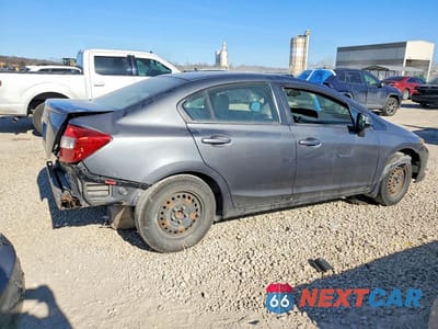 Trzecie zdjęcie samochodu z tyłu: 2012 HONDA CIVIC LX VIN:19XFB2F5XCE086268 - miniatura