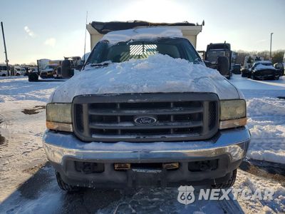 Piąte zdjęcie samochodu w środku: 2002 FORD F450 SUPER DUTY DUMP TRUCK VIN:1FDXF46F22EA18341 - miniatura