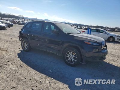 Czwarte zdjęcie samochodu z boku: 2014 JEEP CHEROKEE SPORT VIN:1C4PJMAB0EW215725 - miniatura