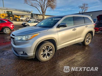 2016 TOYOTA HIGHLANDER XLE 5TDJKRFH5GS240426 - główne zdjęcie licytacji z USA - miniatura