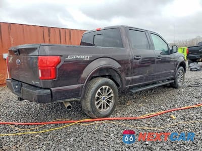 Trzecie zdjęcie samochodu z tyłu: 2020 FORD F150 SUPERCREW VIN:1FTEW1EP2LFA93394 - miniatura