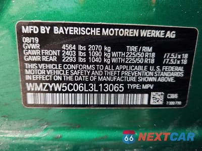 Zdjęcie 13 z 13 samochodu: 2020 MINI COOPER COUNTRYMAN ALL4 VIN:WMZYW5C06L3L13065 - miniatura