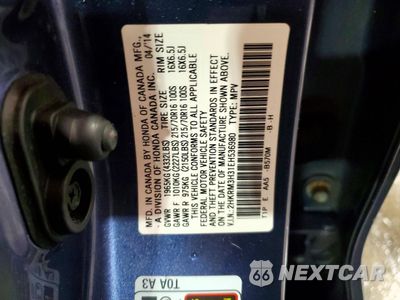 Zdjęcie 13 z 14 samochodu: 2014 HONDA CR-V LX VIN:2HKRM3H31EH536980 - miniatura
