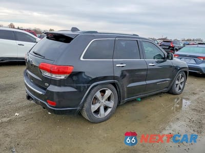 Trzecie zdjęcie samochodu z tyłu: 2014 JEEP GRAND CHEROKEE OVERLAND VIN:1C4RJFCM4EC521167 - miniatura