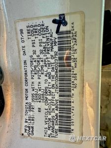 Zdjęcie 10 z 10 samochodu: 1998 LEXUS LX 470 VIN:JT6HT00W9W0023792 - miniatura
