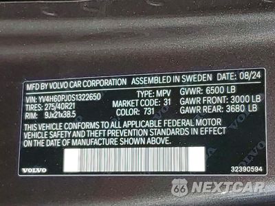 Zdjęcie 13 z 13 samochodu: 2025 VOLVO XC90 CORE VIN:YV4H60PJ0S1322650 - miniatura