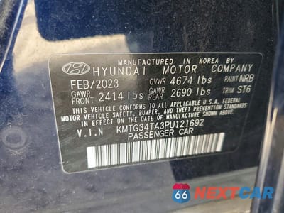 Zdjęcie 12 z 12 samochodu: 2023 GENESIS G70 BASE VIN:KMTG34TA3PU121692 - miniatura