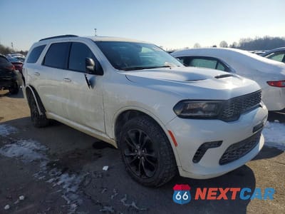 Czwarte zdjęcie samochodu z boku: 2021 DODGE DURANGO GT VIN:1C4RDJDG0MC689521 - miniatura