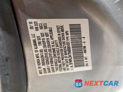 Zdjęcie 13 z 13 samochodu: 2010 HONDA ODYSSEY EXL VIN:5FNRL3H79AB084453 - miniatura