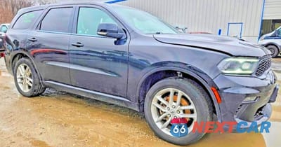 Czwarte zdjęcie samochodu z boku: 2021 DODGE DURANGO GT VIN:1C4RDHDG6MC846610 - miniatura