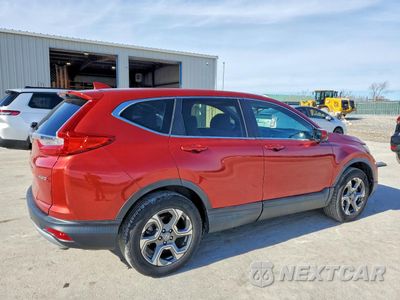 Trzecie zdjęcie samochodu z tyłu: 2019 HONDA CR-V EX VIN:2HKRW2H51KH629757 - miniatura