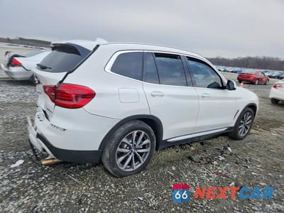 Trzecie zdjęcie samochodu z tyłu: 2019 BMW X3 SDRIVE30I VIN:5UXTR7C52KLR47494 - miniatura