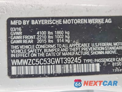 Zdjęcie 12 z 13 samochodu: 2016 MINI COOPER S COUNTRYMAN VIN:WMWZC5C53GWT39245 - miniatura