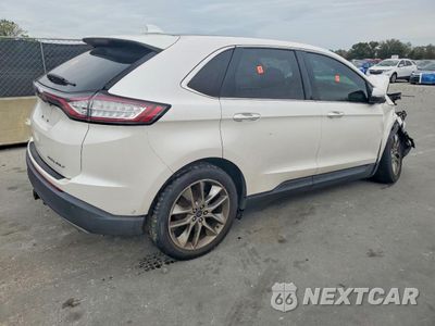 Trzecie zdjęcie samochodu z tyłu: 2015 FORD EDGE TITANIUM VIN:2FMPK3K85FBB25222 - miniatura