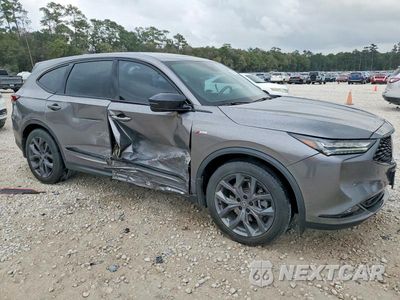 Czwarte zdjęcie samochodu z boku: 2023 ACURA MDX A-SPEC VIN:5J8YE1H03PL017030 - miniatura