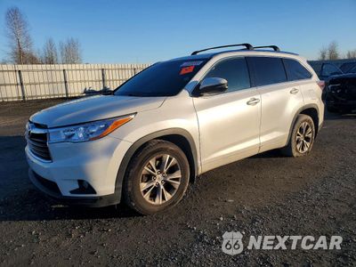 2015 TOYOTA HIGHLANDER XLE 5TDJKRFH1FS182247 - główne zdjęcie licytacji z USA - miniatura