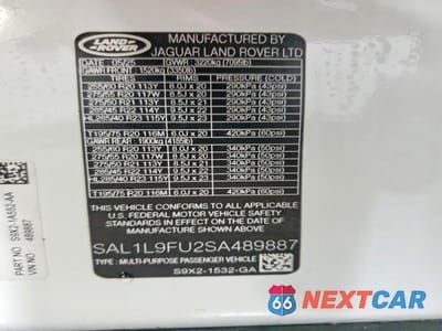 Zdjęcie 12 z 12 samochodu: 2025 LAND ROVER RANGE ROVER SPORT DYNAMIC SE VIN:SAL1L9FU2SA489887 - miniatura