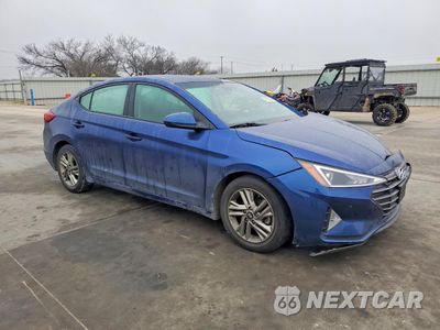 Czwarte zdjęcie samochodu z boku: 2019 HYUNDAI ELANTRA SEL VIN:5NPD84LF3KH435439 - miniatura