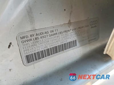 Zdjęcie 12 z 12 samochodu: 2012 AUDI A4 VIN:WAUBFAFL9CN002090 - miniatura