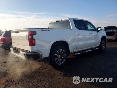 Trzecie zdjęcie samochodu z tyłu: 2022 CHEVROLET SILVERADO K1500 LT VIN:2GCUDDED2N1519815 - miniatura