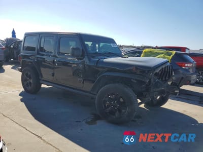 Czwarte zdjęcie samochodu z boku: 2021 JEEP WRANGLER UNLIMITED SPORT VIN:1C4HJXDG6MW509321 - miniatura