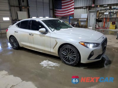 Czwarte zdjęcie samochodu z boku: 2019 GENESIS G70 ADVANCED VIN:KMTG64LA3KU036335 - miniatura