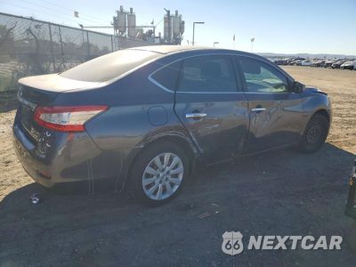 Trzecie zdjęcie samochodu z tyłu: 2014 NISSAN SENTRA S VIN:3N1AB7AP6EY251396 - miniatura