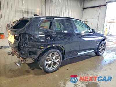 Trzecie zdjęcie samochodu z tyłu: 2022 BMW X3 XDRIVE30I VIN:5UX53DP07N9K91981 - miniatura