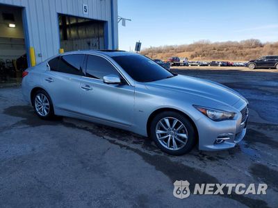 Czwarte zdjęcie samochodu z boku: 2017 INFINITI Q50 PREMIUM VIN:JN1EV7AR5HM835905 - miniatura