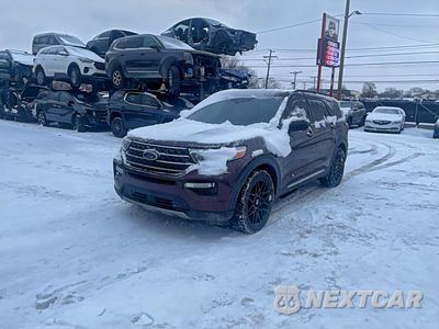 Drugie zdjęcie samochodu z przodu: 2020 FORD EXPLORER XLT VIN:1FMSK7DH9LGC22331 - miniatura
