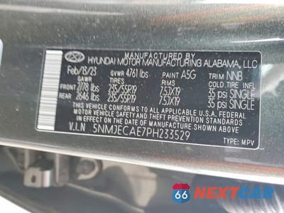 Zdjęcie 14 z 14 samochodu: 2023 HYUNDAI TUCSON LIMITED VIN:5NMJECAE7PH233529 - miniatura