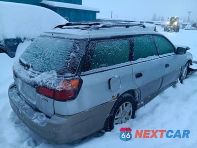 Trzecie zdjęcie samochodu z tyłu: 2003 SUBARU LEGACY OUTBACK AWP VIN:4S3BH675737657914 - miniatura