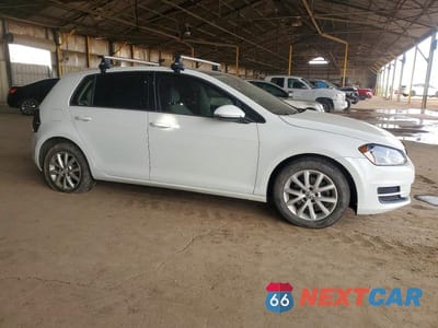 Czwarte zdjęcie samochodu z boku: 2017 VOLKSWAGEN GOLF S VIN:3VW217AU3HM025755 - miniatura