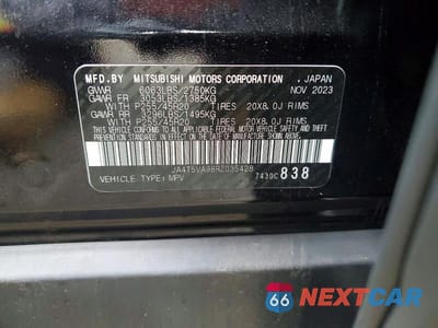 Zdjęcie 14 z 14 samochodu: 2024 MITSUBISHI OUTLANDER SE VIN:JA4T5VA98RZ035428 - miniatura