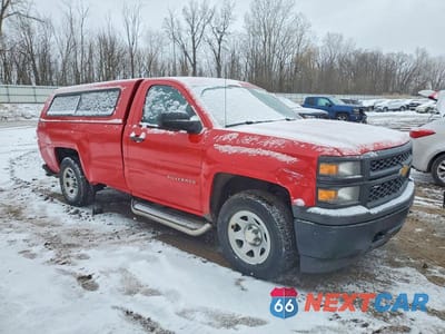 Czwarte zdjęcie samochodu z boku: 2014 CHEVROLET SILVERADO K1500 VIN:1GCNKPEHXEZ224886 - miniatura