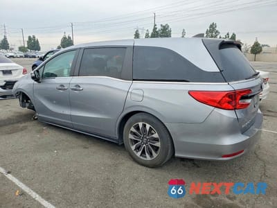 Drugie zdjęcie samochodu z przodu: 2023 HONDA ODYSSEY EXL VIN:5FNRL6H66PB044056 - miniatura