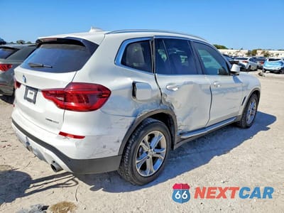 Trzecie zdjęcie samochodu z tyłu: 2020 BMW X3 SDRIVE30I VIN:5UXTY3C07LLU71695 - miniatura