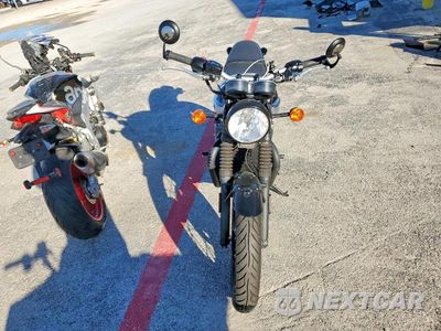 Drugie zdjęcie samochodu z przodu: 2018 TRIUMPH MOTORCYCLE BONNEVILLE T100 VIN:SMTD10GN7JT848443 - miniatura