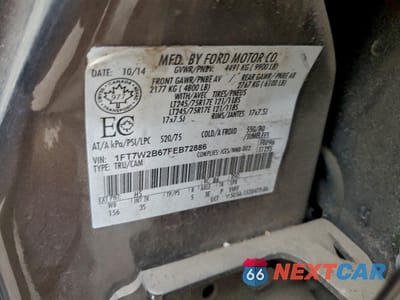 Zdjęcie 12 z 12 samochodu: 2015 FORD F250 SUPER DUTY VIN:1FT7W2B67FEB72886 - miniatura