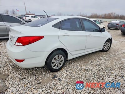 Trzecie zdjęcie samochodu z tyłu: 2017 HYUNDAI ACCENT SE VIN:KMHCT4AE6HU367362 - miniatura