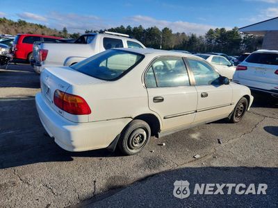 Trzecie zdjęcie samochodu z tyłu: 2000 HONDA CIVIC LX VIN:2HGEJ6676YH561516 - miniatura