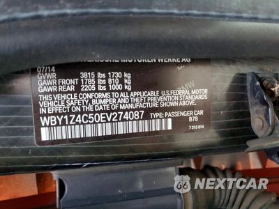 Zdjęcie 13 z 13 samochodu: 2014 BMW I3 REX VIN:WBY1Z4C50EV274087 - miniatura