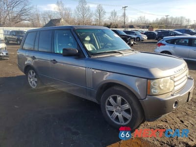 Czwarte zdjęcie samochodu z boku: 2007 LAND ROVER RANGE ROVER HSE VIN:SALME15447A245692 - miniatura